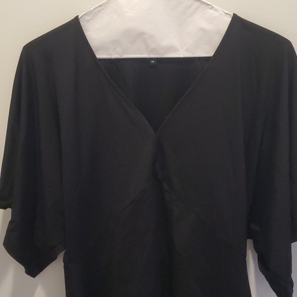 Aeom Black Blouse Size XS (49) - Picture 2 of 6